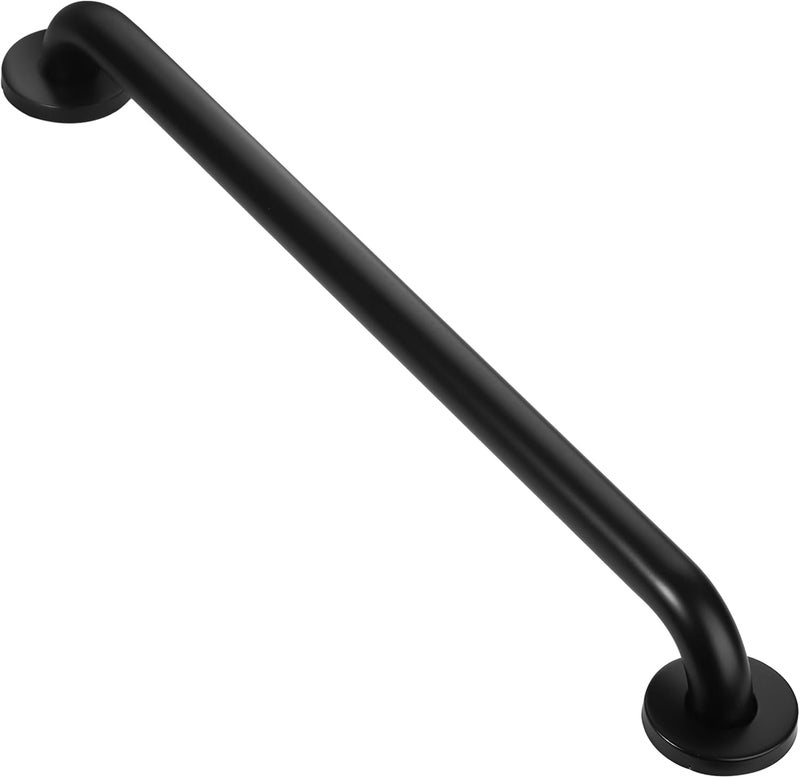 JAKARDA 24inch Handicap Grab Bar for Shower, Shower Handles for Elderly, Shower Grab Bars for Seniors with Concealed Screws Black - Image 1